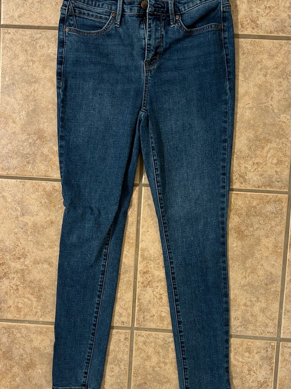 Seven7 Dark Blue Women's Skinny Jeans